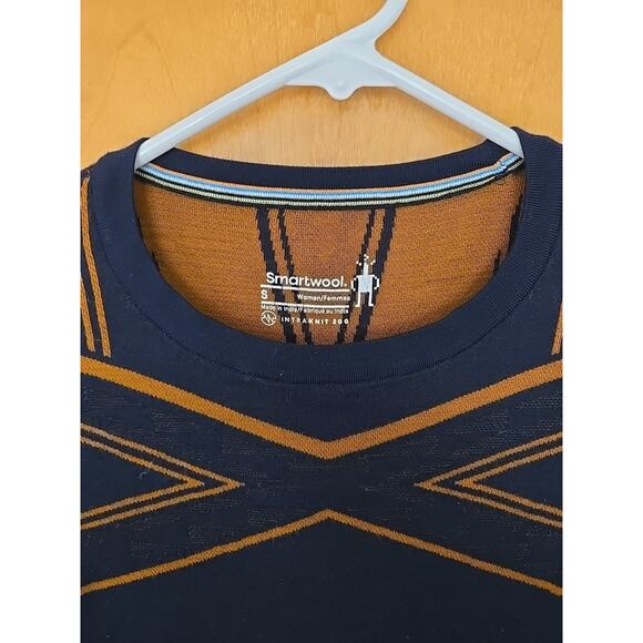 Smartwool Intraknit 200 Thermal Womens S Merino Crew Top Base Layer Outdoor - Picture 2 of 6